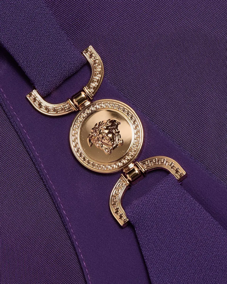 Versace Ruched Jersey Gown | Thumbnail 5