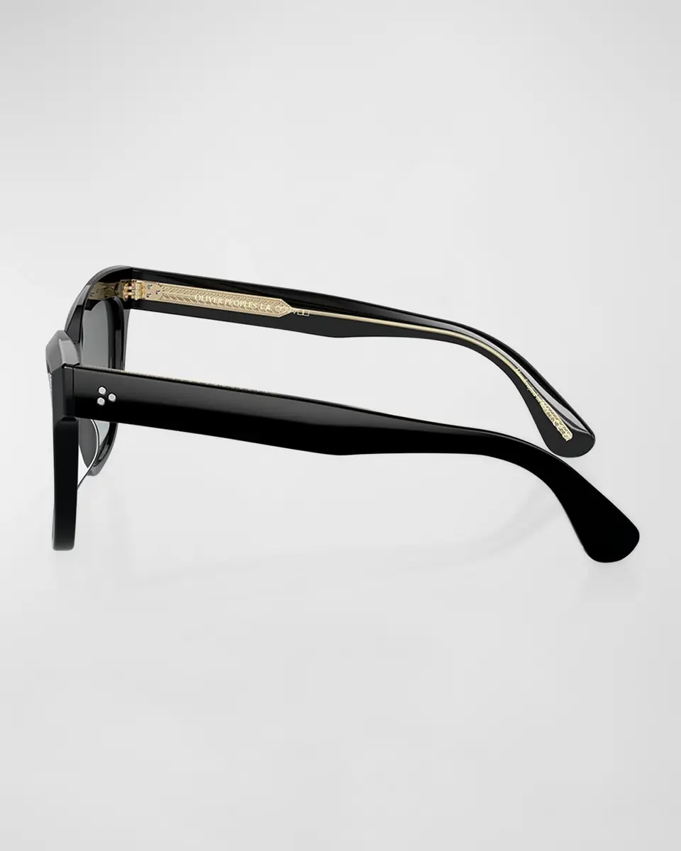 Oliver Peoples Beveled Acetate Butterfly Sunglasses | Thumbnail 2