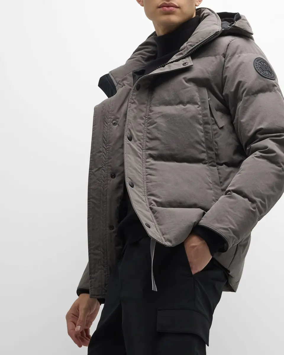 Canada Goose Men's Coated Wyndham Black Label Parka | Thumbnail 7 Canada Goose Men's Coated Wyndham Black Label Parka | Thumbnail 7