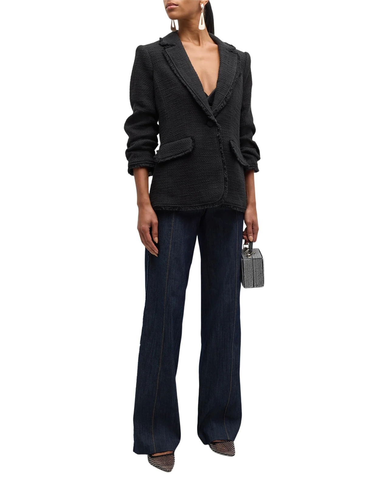 Cinq à Sept Khloe Boucle Blazer