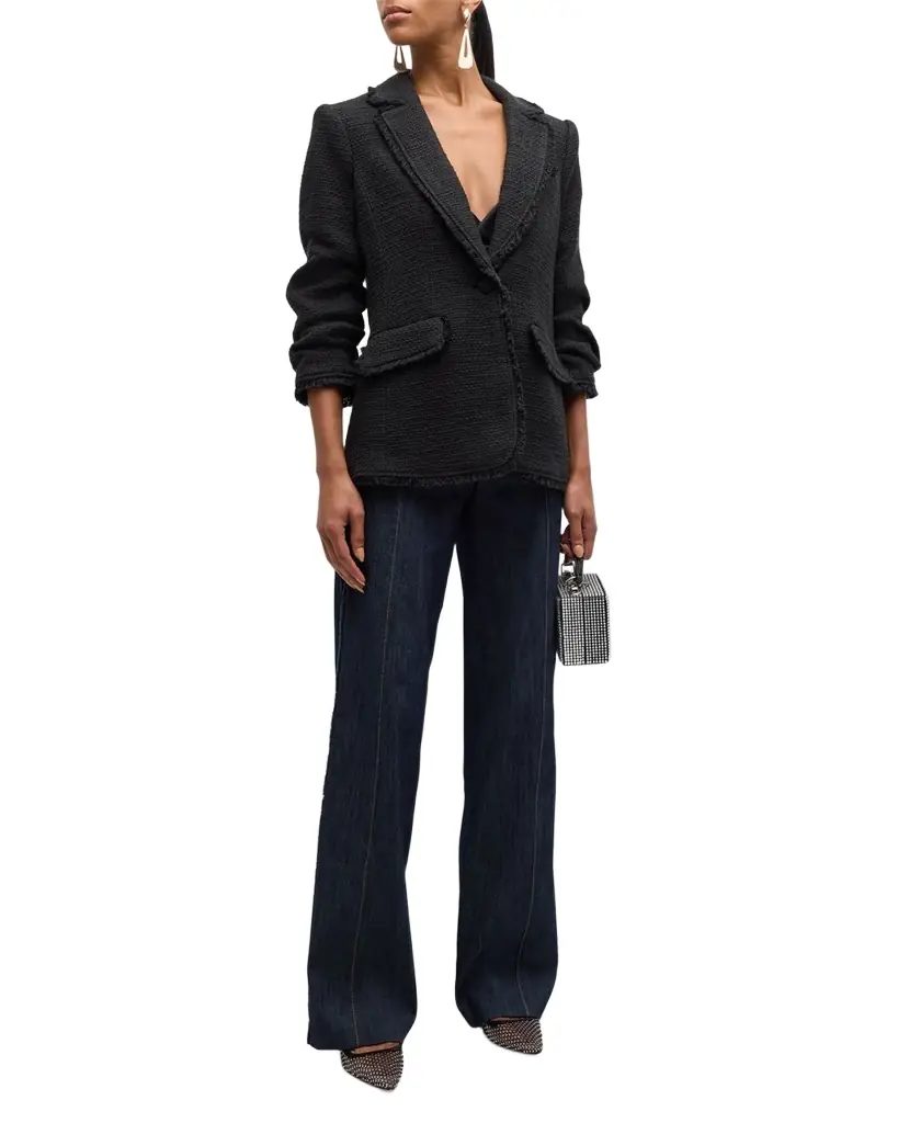 Cinq à Sept Khloe Boucle Blazer | Image 1 Cinq à Sept Khloe Boucle Blazer | Image 1