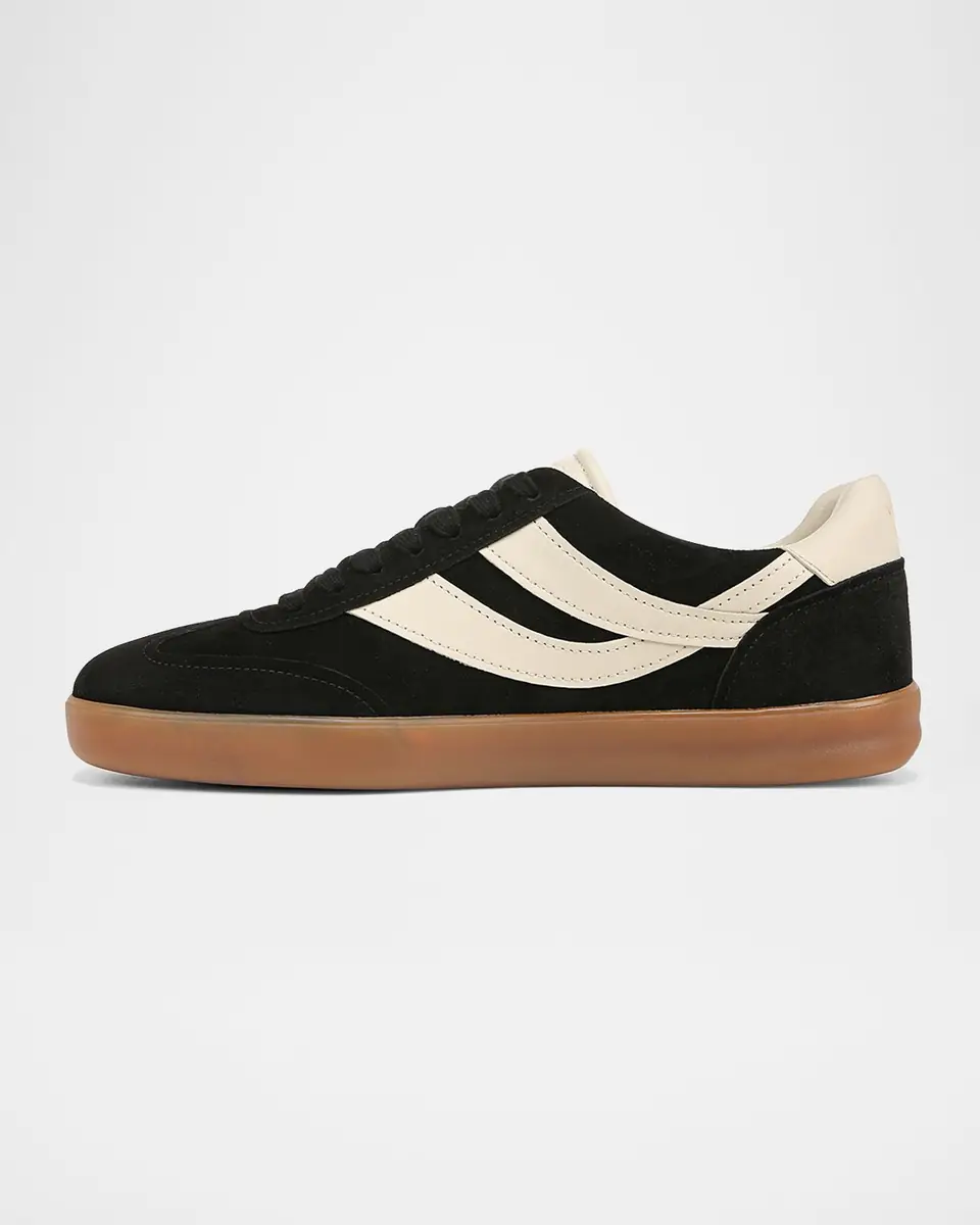 Vince Men's Oasis-M Suede and Leather Low-Top Sneakers | Thumbnail 2 Vince Men's Oasis-M Suede and Leather Low-Top Sneakers | Thumbnail 2
