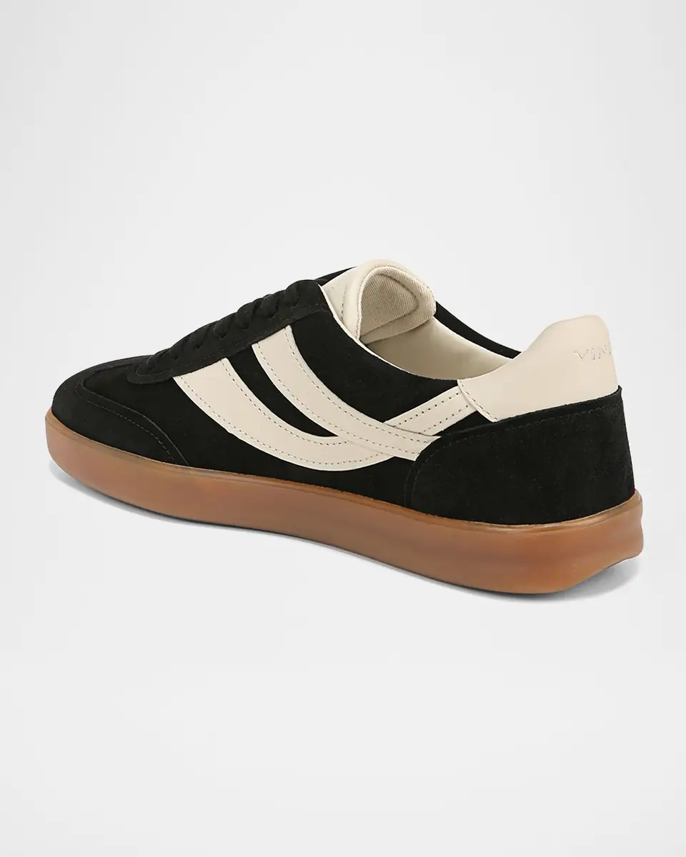 Vince Men's Oasis-M Suede and Leather Low-Top Sneakers | Thumbnail 3 Vince Men's Oasis-M Suede and Leather Low-Top Sneakers | Thumbnail 3