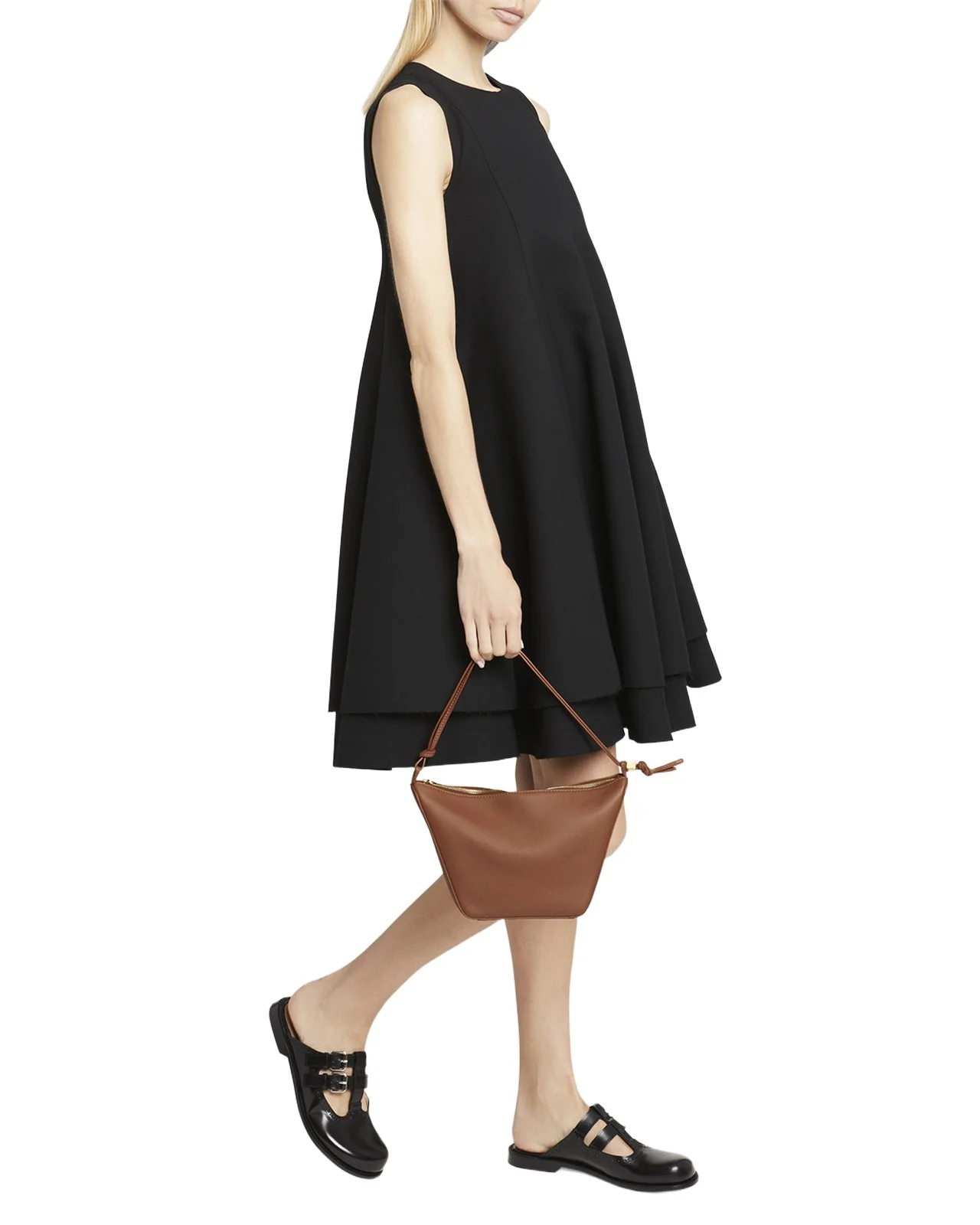 Hammock Hobo Bag in Leather