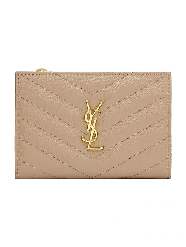 Women's Cassandre Matelasse Fragments Zipped Bi-fold Wallet Women's Cassandre Matelasse Fragments Zipped Bi-fold Wallet