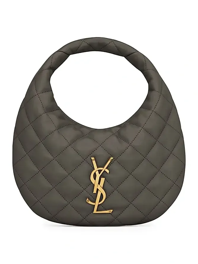 Women's Icarino Top Handle Bag in Quilted Nappa - Urban Grey Women's Icarino Top Handle Bag in Quilted Nappa - Urban Grey