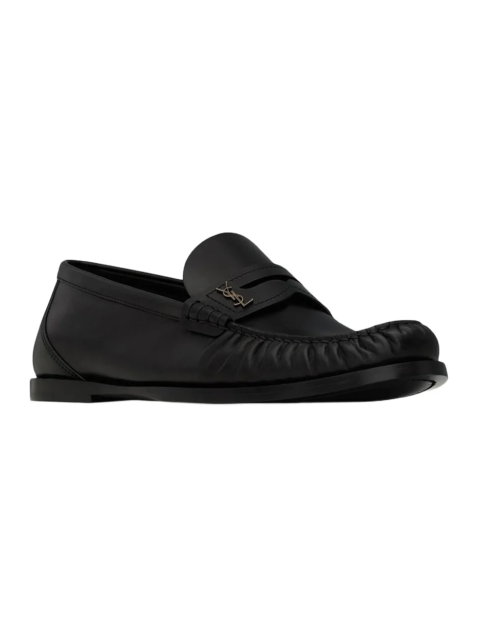 Women's Women's's Laurent Loafers in Smooth Leather - Black