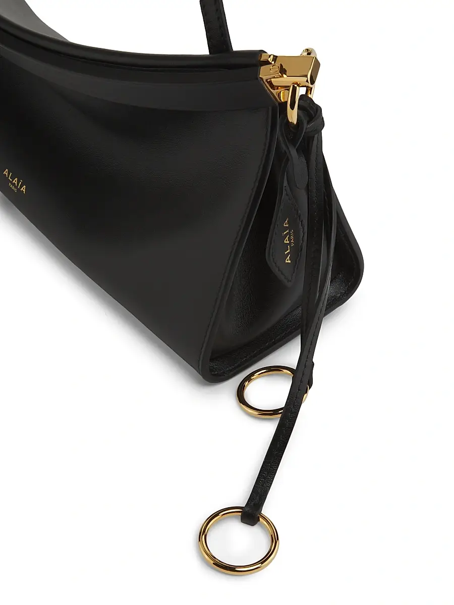 Alaïa Women's Le Click East West Leather Shoulder Bag | Thumbnail 5 Alaïa Women's Le Click East West Leather Shoulder Bag | Thumbnail 5