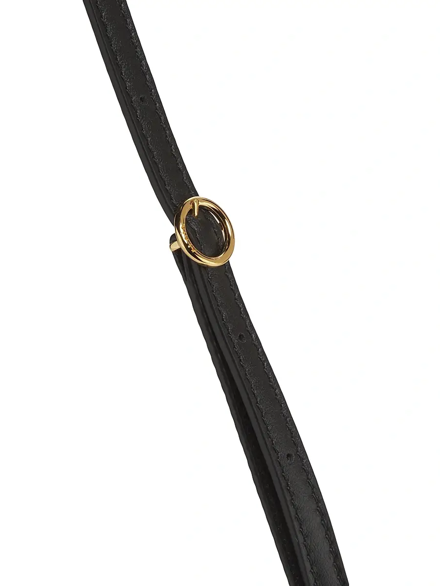 Alaïa Women's Le Click East West Leather Shoulder Bag | Thumbnail 6 Alaïa Women's Le Click East West Leather Shoulder Bag | Thumbnail 6
