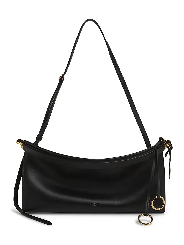 Women's Le Click East West Leather Shoulder Bag