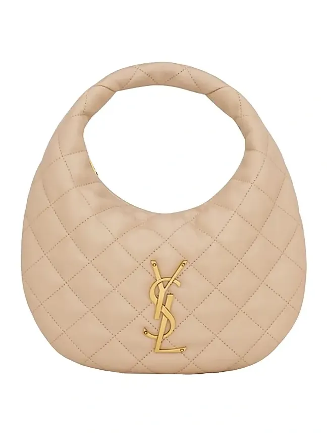 Women's Icarino Top Handle Bag in Quilted Nappa - Dark Beige Women's Icarino Top Handle Bag in Quilted Nappa - Dark Beige