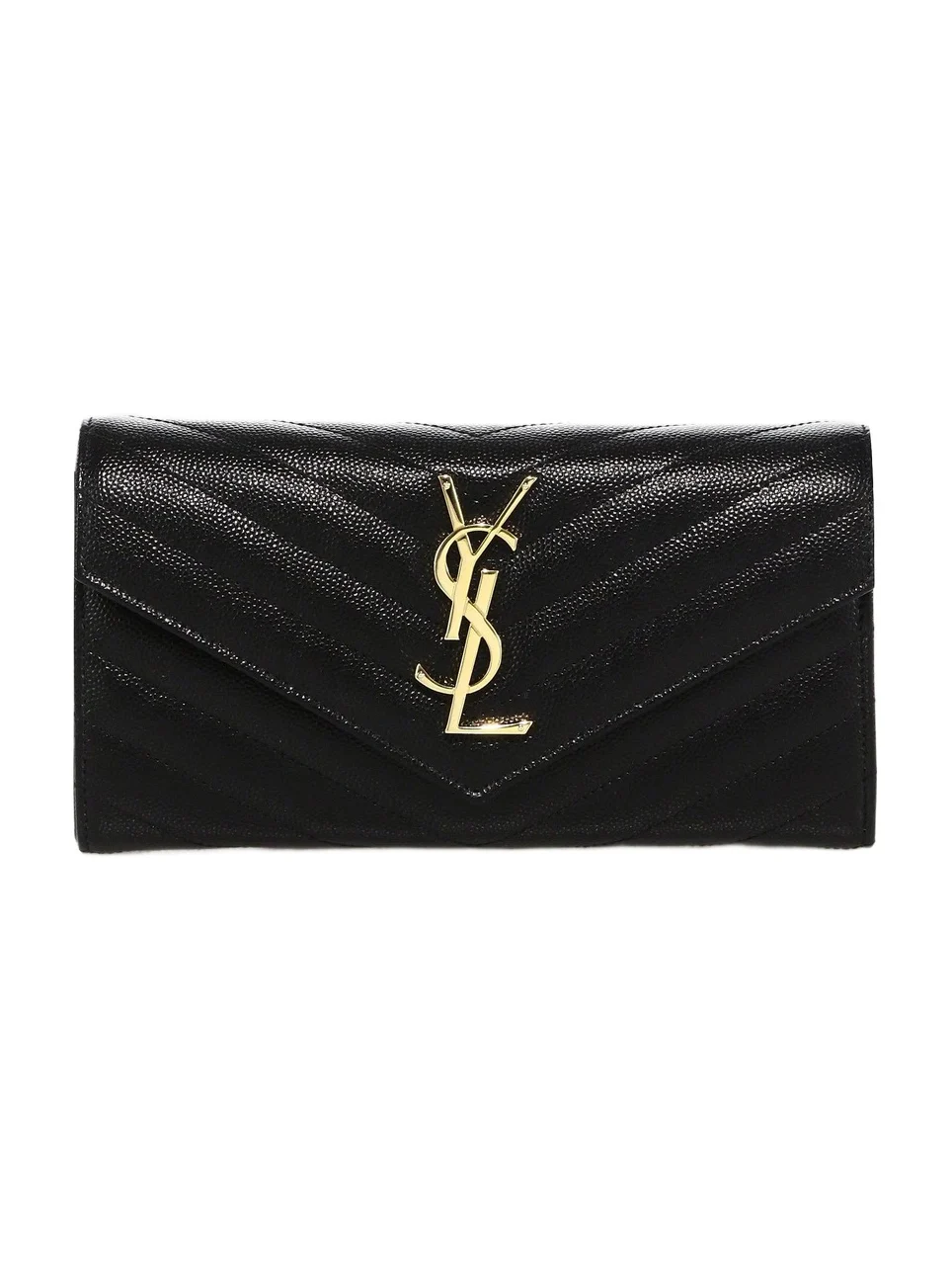 Women's Monogram Matelassé Leather Flap Wallet Women's Monogram Matelassé Leather Flap Wallet