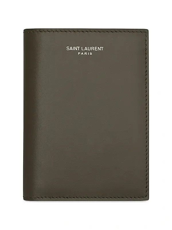 Men's Credit Card Wallet in Smooth Leather - Light Musk Men's Credit Card Wallet in Smooth Leather - Light Musk