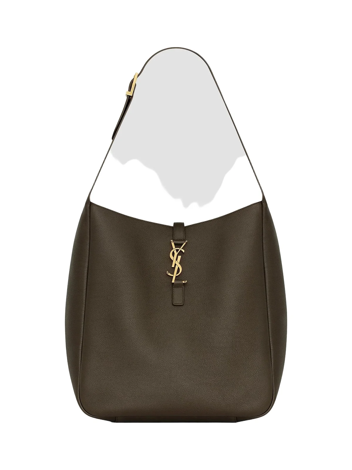 Women's Le 5 à 7 Supple Large Shoulder Bag in Smooth Leather - Light Musk