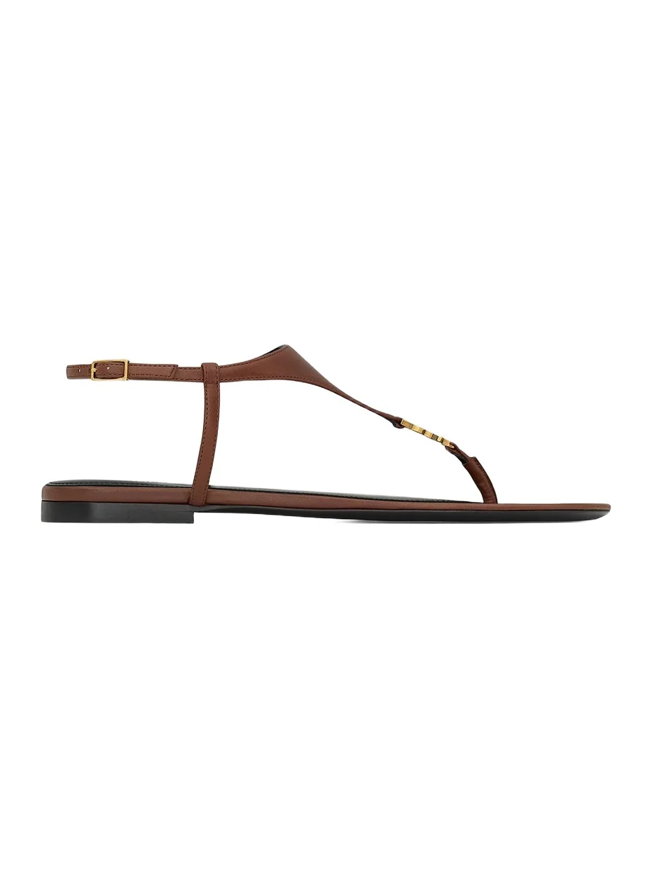 Women's Cassandra Sandals in Smooth Leather - Brown Women's Cassandra Sandals in Smooth Leather - Brown