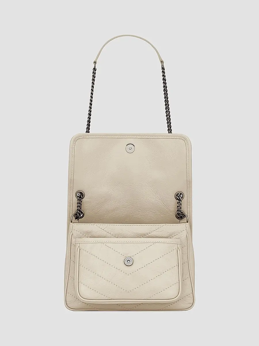 Saint Laurent Women's Niki Baby Shoulder Bag in Vintage Leather | Thumbnail 4 Saint Laurent Women's Niki Baby Shoulder Bag in Vintage Leather | Thumbnail 4