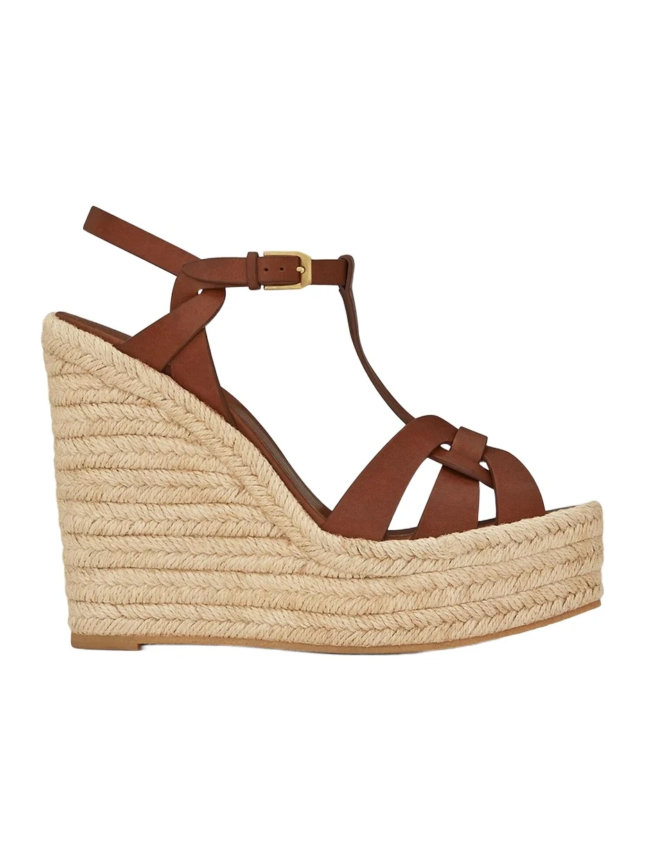 Women's Tribute Leather Espadrille Wedge Sandals