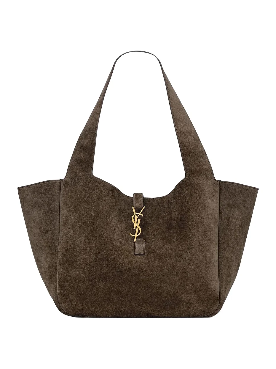 Saint Laurent Women's Le Bea in Suede Tote Bag