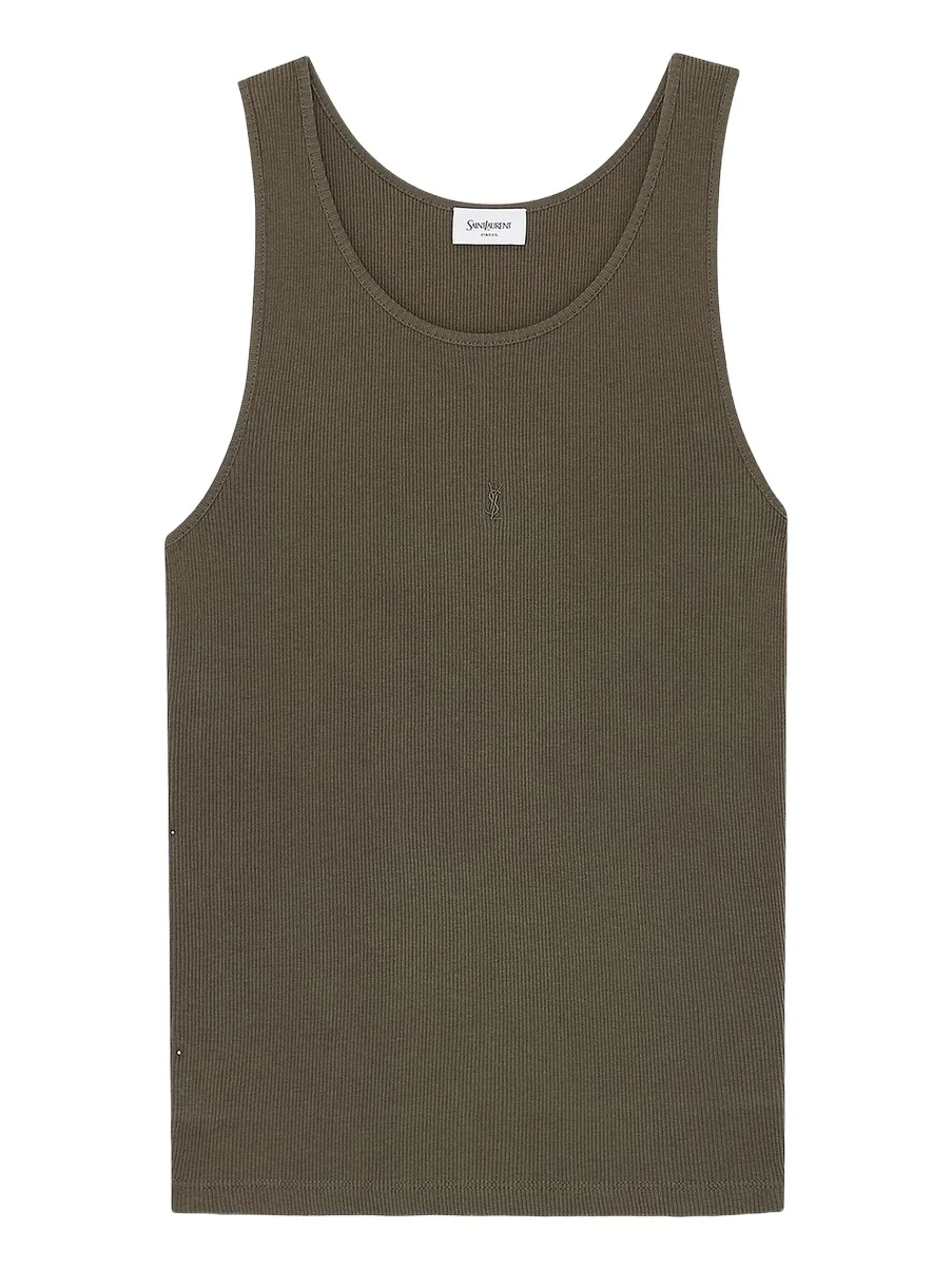 Women's Cassandre Tank Top in Ribbed Cotton Jersey