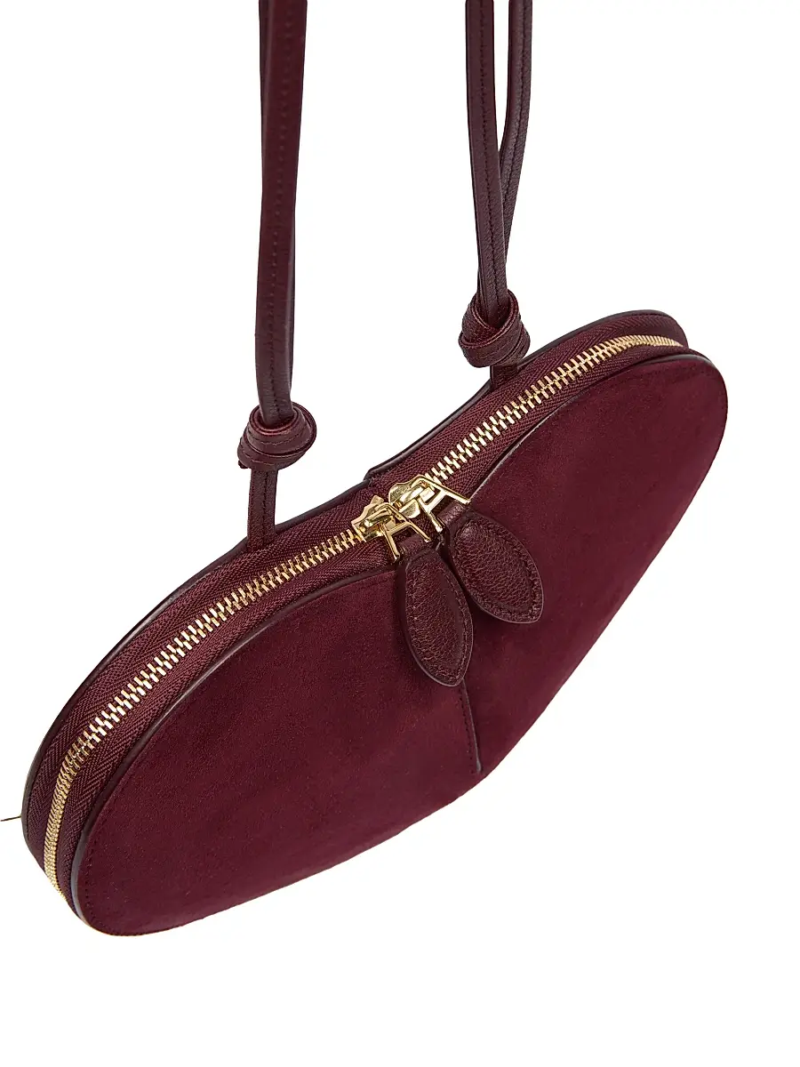 Alaïa Women's Heart Suede & Leather Shoulder Bag | Thumbnail 6 Alaïa Women's Heart Suede & Leather Shoulder Bag | Thumbnail 6