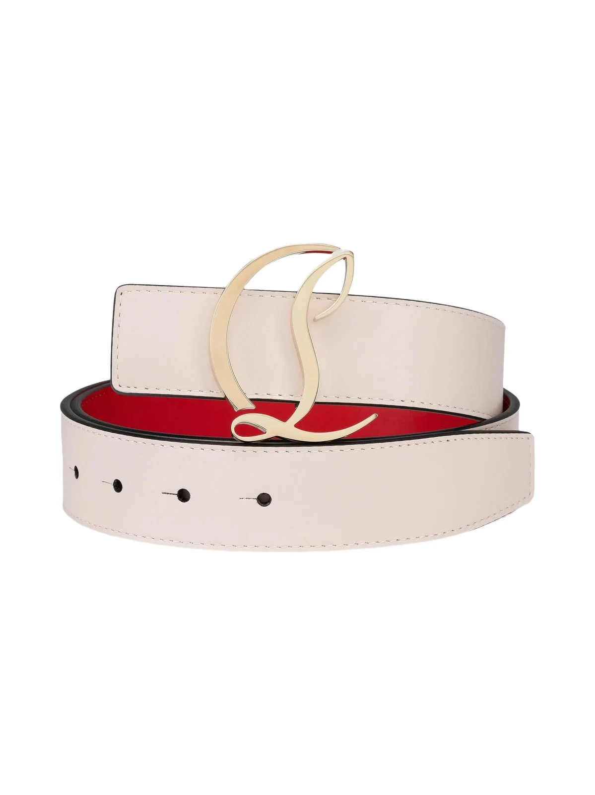 Christian Louboutin Women's CL Logo Leather Belt