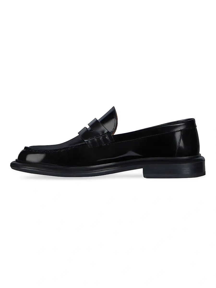 Givenchy Women's Gent Loafers in Brushed Leather - Black | Thumbnail 4 Givenchy Women's Gent Loafers in Brushed Leather - Black | Thumbnail 4