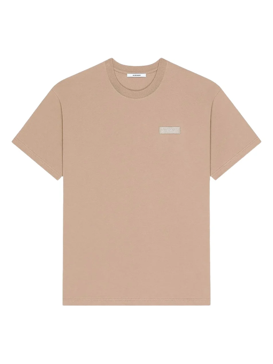 Men's T-Shirt in Cotton with Paris Gros Grain Men's T-Shirt in Cotton with Paris Gros Grain