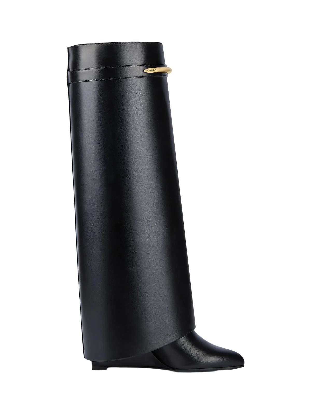 Women's Shark Boots in Leather - Black