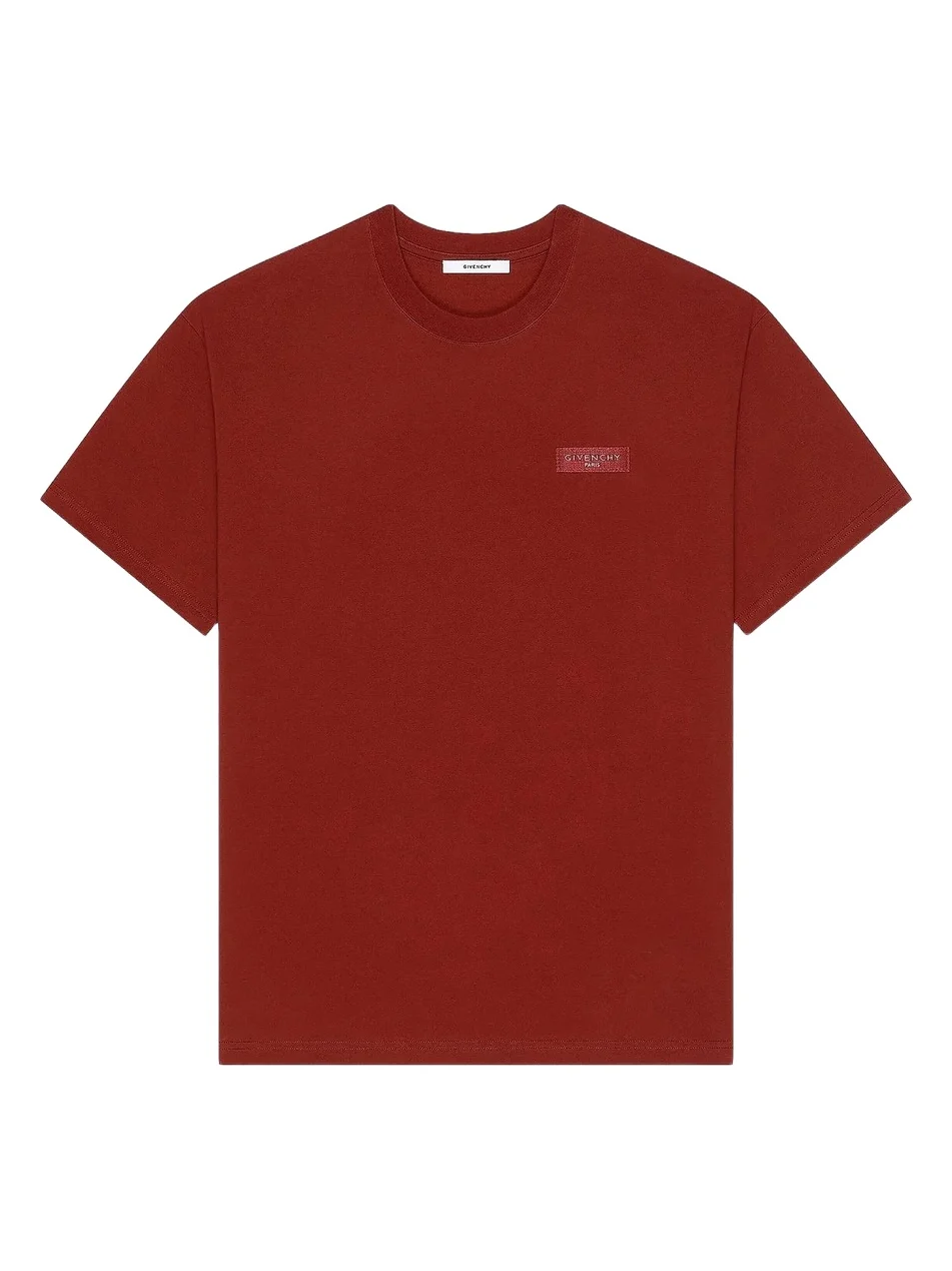 Men's T-Shirt in Cotton with Paris Gros Grain Men's T-Shirt in Cotton with Paris Gros Grain