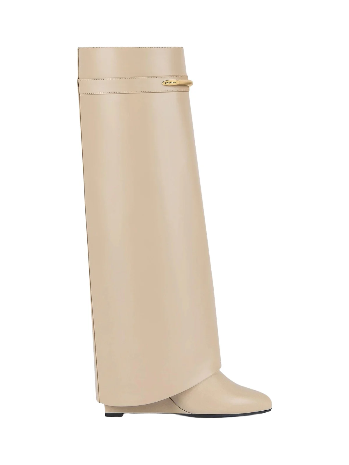 Givenchy Women's Shark Boots in Leather - Beige