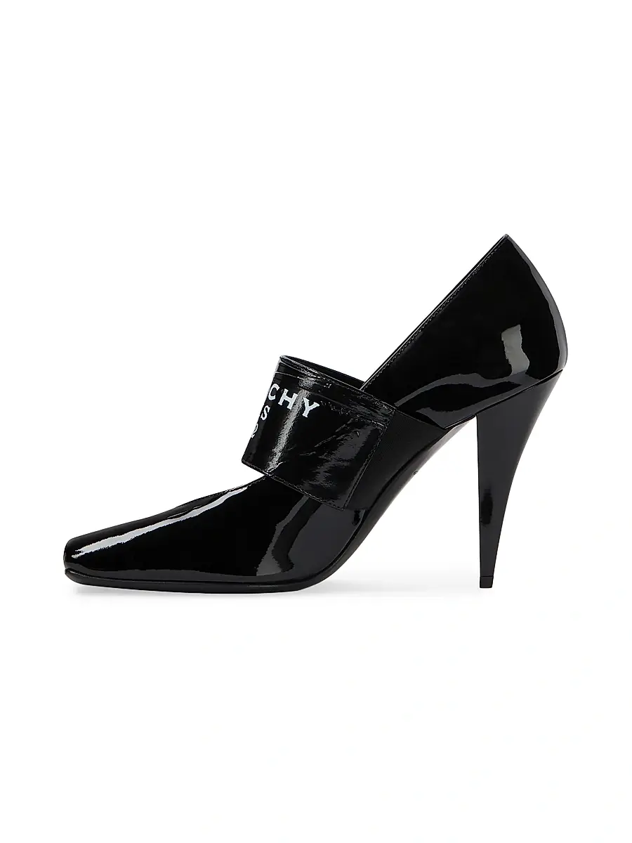 Givenchy Women's Sliced Square Tape Pumps in Patent Leather - Black | Thumbnail 3 Givenchy Women's Sliced Square Tape Pumps in Patent Leather - Black | Thumbnail 3