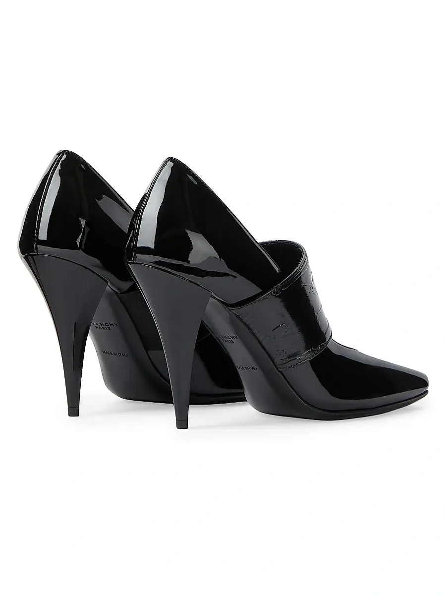 Givenchy Women's Sliced Square Tape Pumps in Patent Leather - Black | Thumbnail 4 Givenchy Women's Sliced Square Tape Pumps in Patent Leather - Black | Thumbnail 4