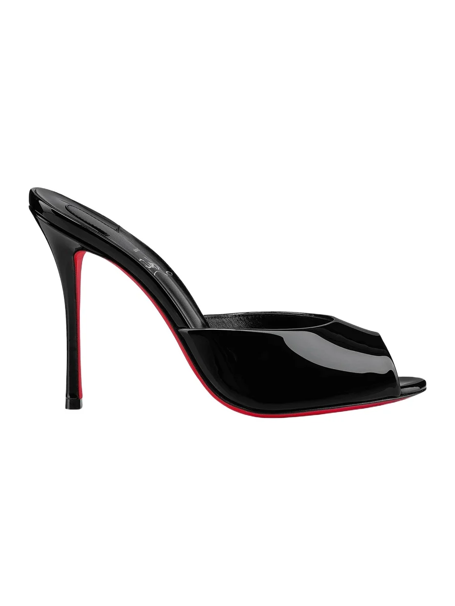 Women's Me Dolly 100MM Patent Leather Mules Women's Me Dolly 100MM Patent Leather Mules