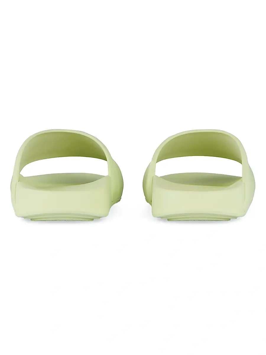 Givenchy Women's Label Flat Mules in Rubber - Pale Green | Thumbnail 4 Givenchy Women's Label Flat Mules in Rubber - Pale Green | Thumbnail 4
