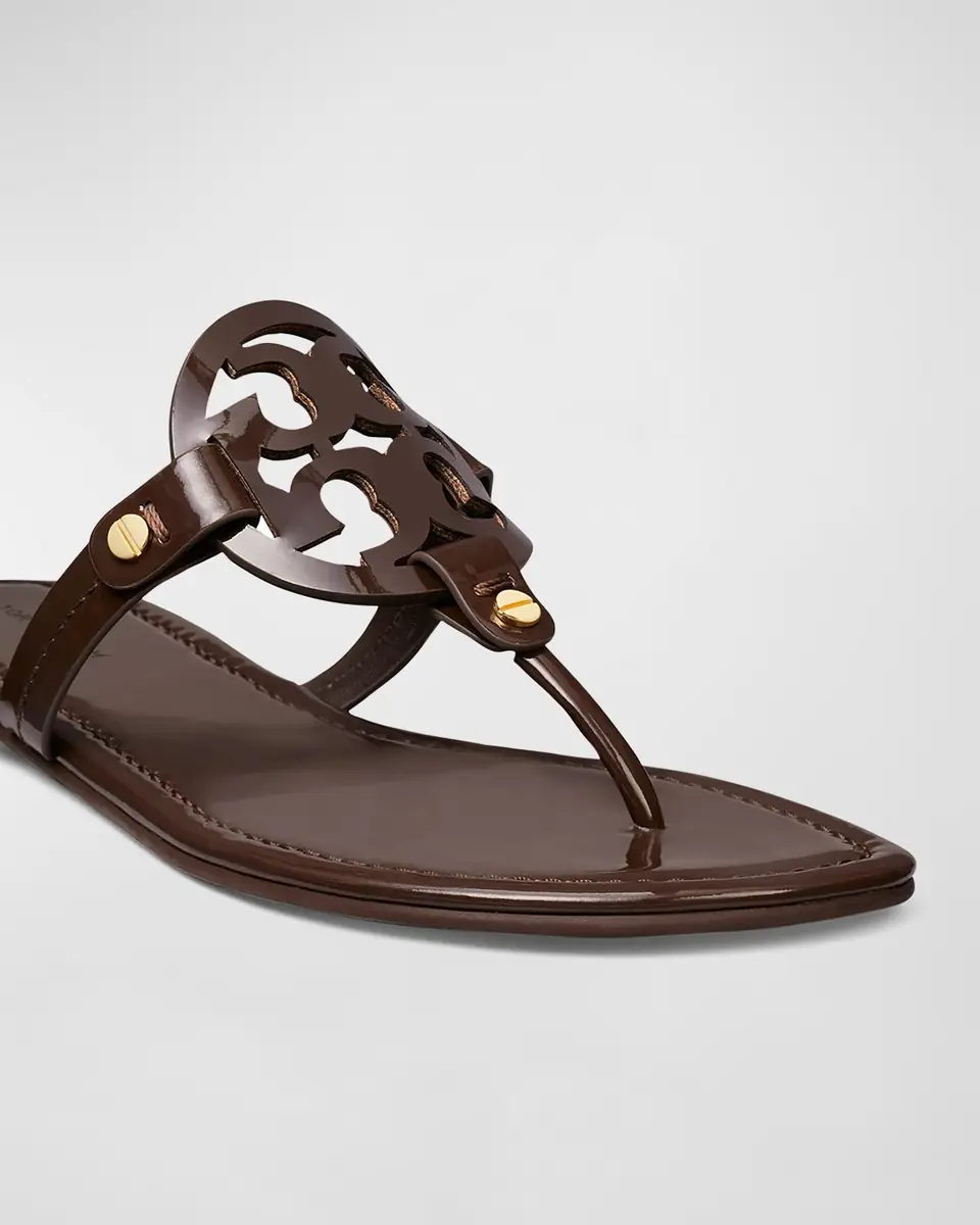 Tory Burch Miller Patent Leather Sandals | Thumbnail 3 Tory Burch Miller Patent Leather Sandals | Thumbnail 3