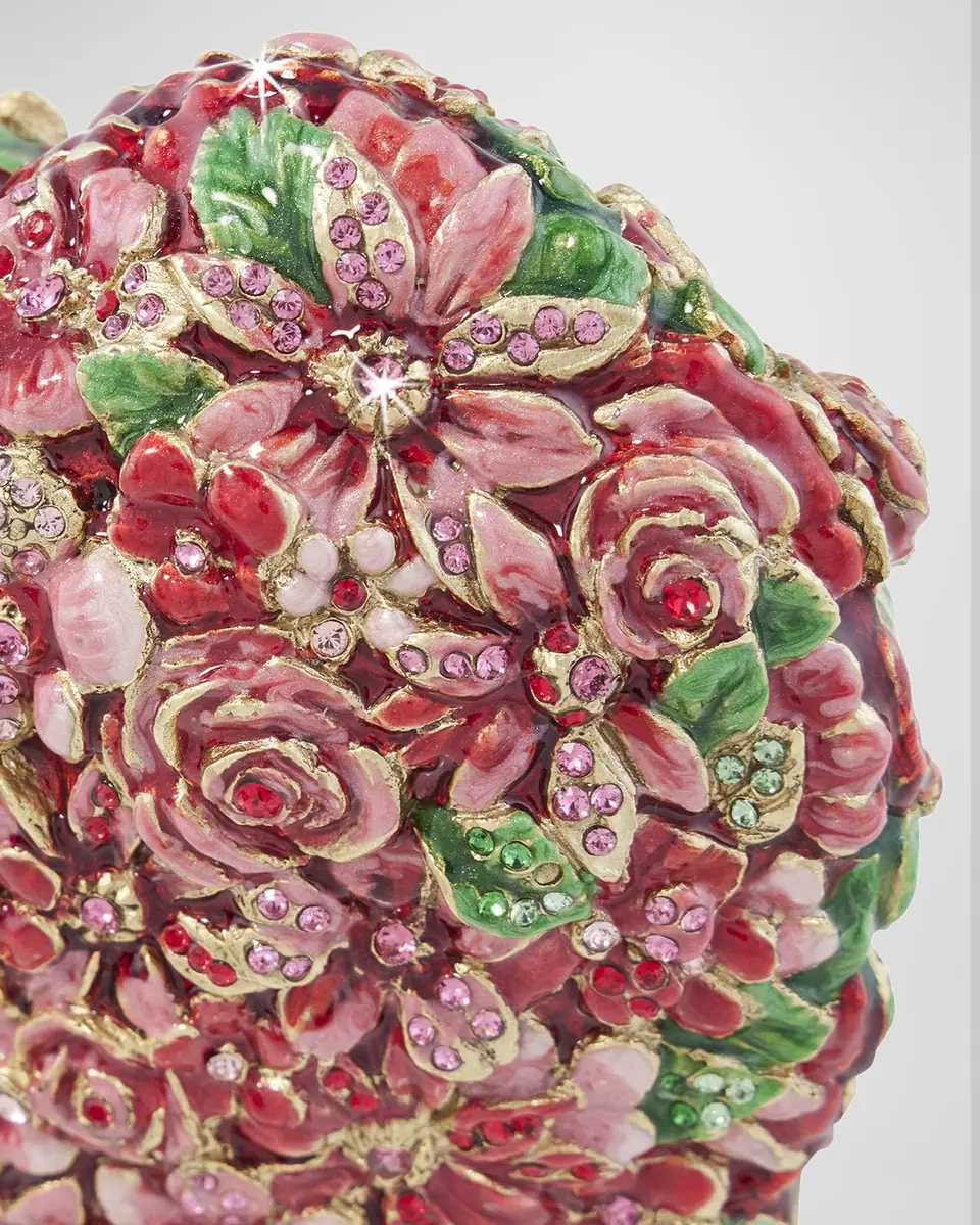 Jay Strongwater Floral Heart Objet | Thumbnail 4