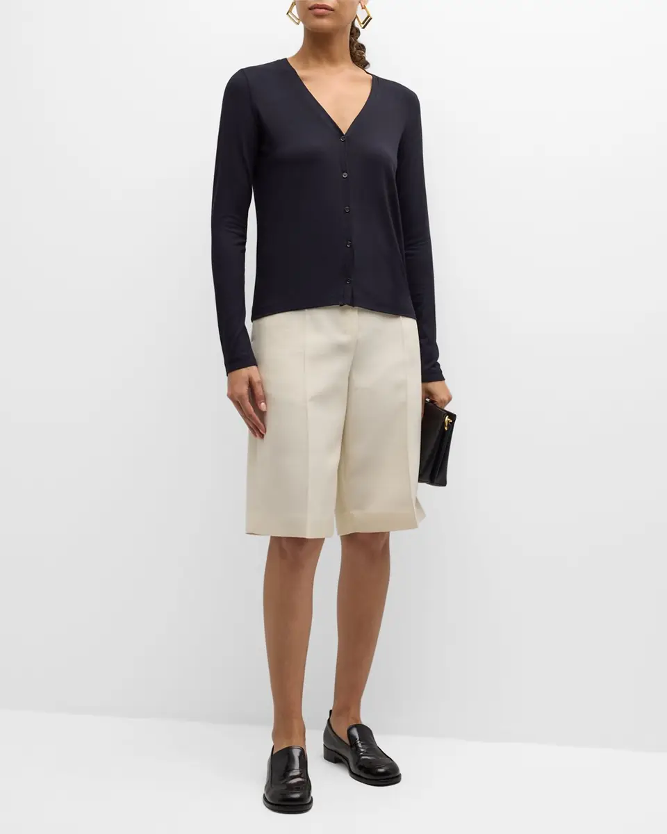 MAJESTIC FILATURES Soft Touch Button-Front Cardigan | Thumbnail 3 MAJESTIC FILATURES Soft Touch Button-Front Cardigan | Thumbnail 3