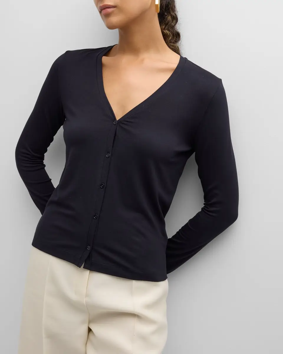 MAJESTIC FILATURES Soft Touch Button-Front Cardigan | Thumbnail 7 MAJESTIC FILATURES Soft Touch Button-Front Cardigan | Thumbnail 7