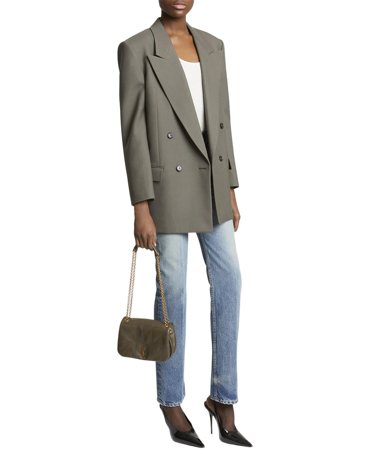 Jamie 4.3 Mini Patchwork Leather Shoulder Bag