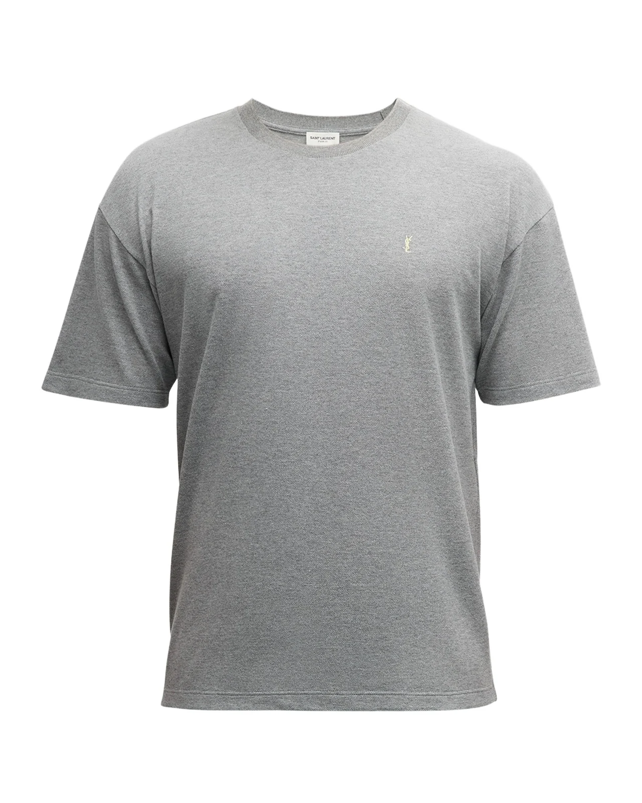 Saint Laurent Men's YSL Pique T-Shirt