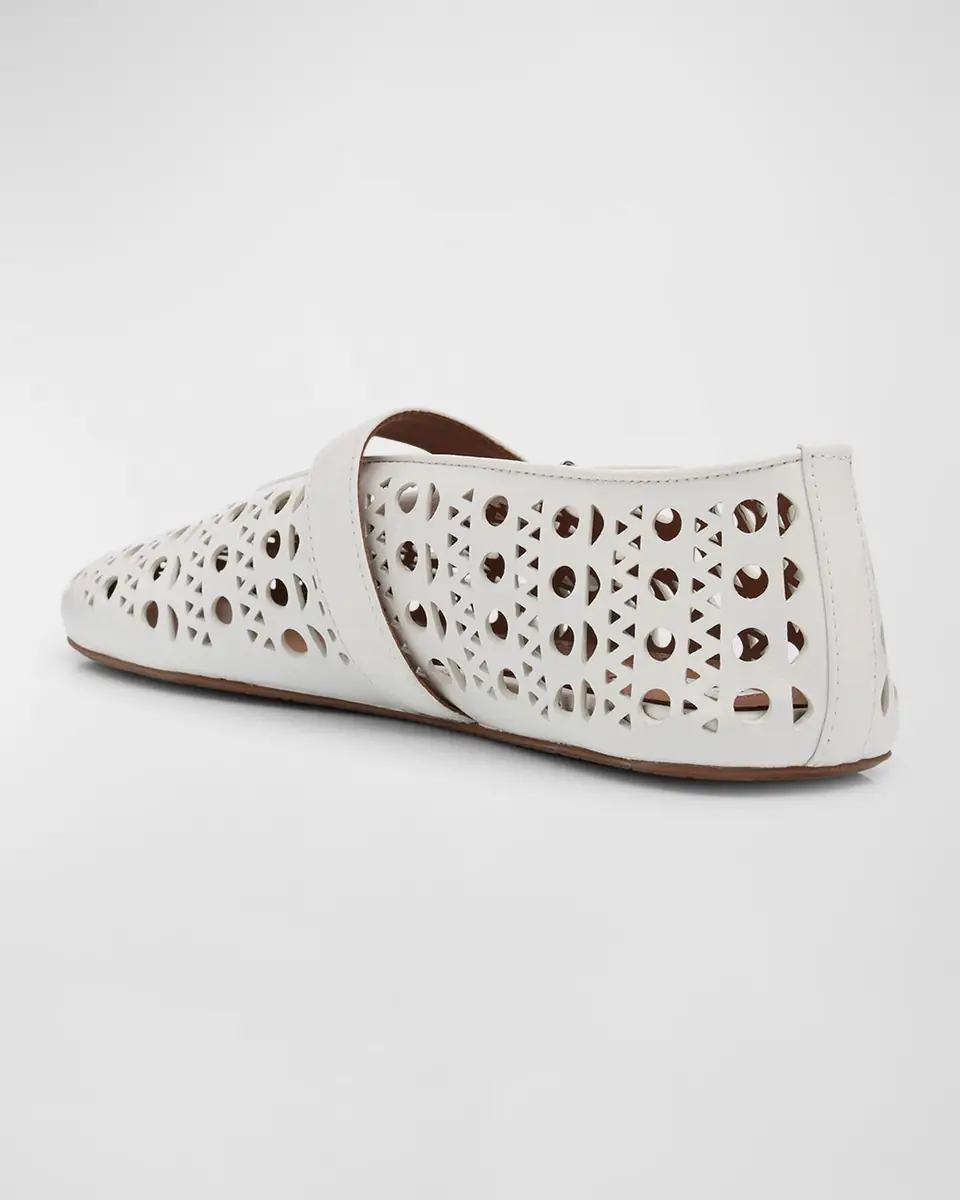 Alaïa Vienne Cutout Mary Jane Ballerina Flats | Thumbnail 4 Alaïa Vienne Cutout Mary Jane Ballerina Flats | Thumbnail 4