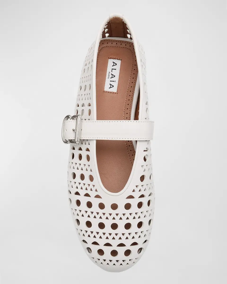 Alaïa Vienne Cutout Mary Jane Ballerina Flats | Thumbnail 5 Alaïa Vienne Cutout Mary Jane Ballerina Flats | Thumbnail 5
