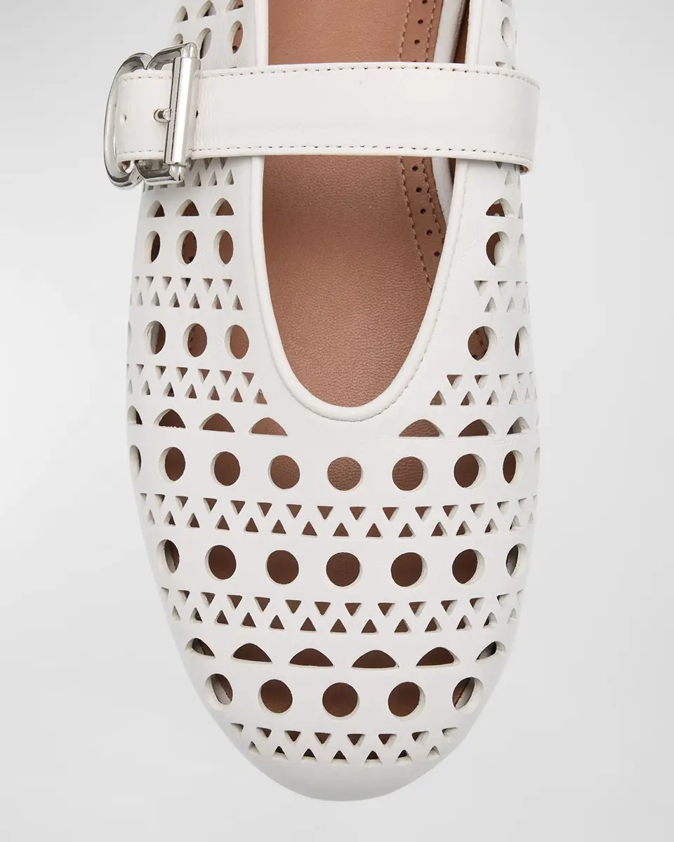 Alaïa Vienne Cutout Mary Jane Ballerina Flats | Thumbnail 6 Alaïa Vienne Cutout Mary Jane Ballerina Flats | Thumbnail 6