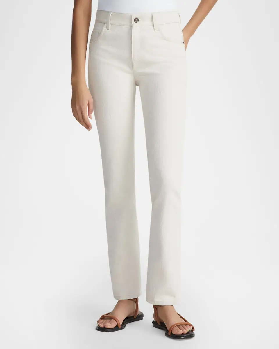 Lafayette 148 New York Cropped Straight-Leg Denim Jeans | Thumbnail 4 Lafayette 148 New York Cropped Straight-Leg Denim Jeans | Thumbnail 4