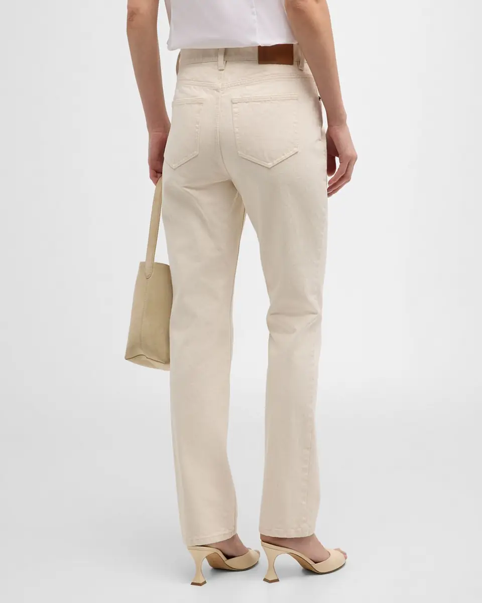 Lafayette 148 New York Cropped Straight-Leg Denim Jeans | Thumbnail 6 Lafayette 148 New York Cropped Straight-Leg Denim Jeans | Thumbnail 6