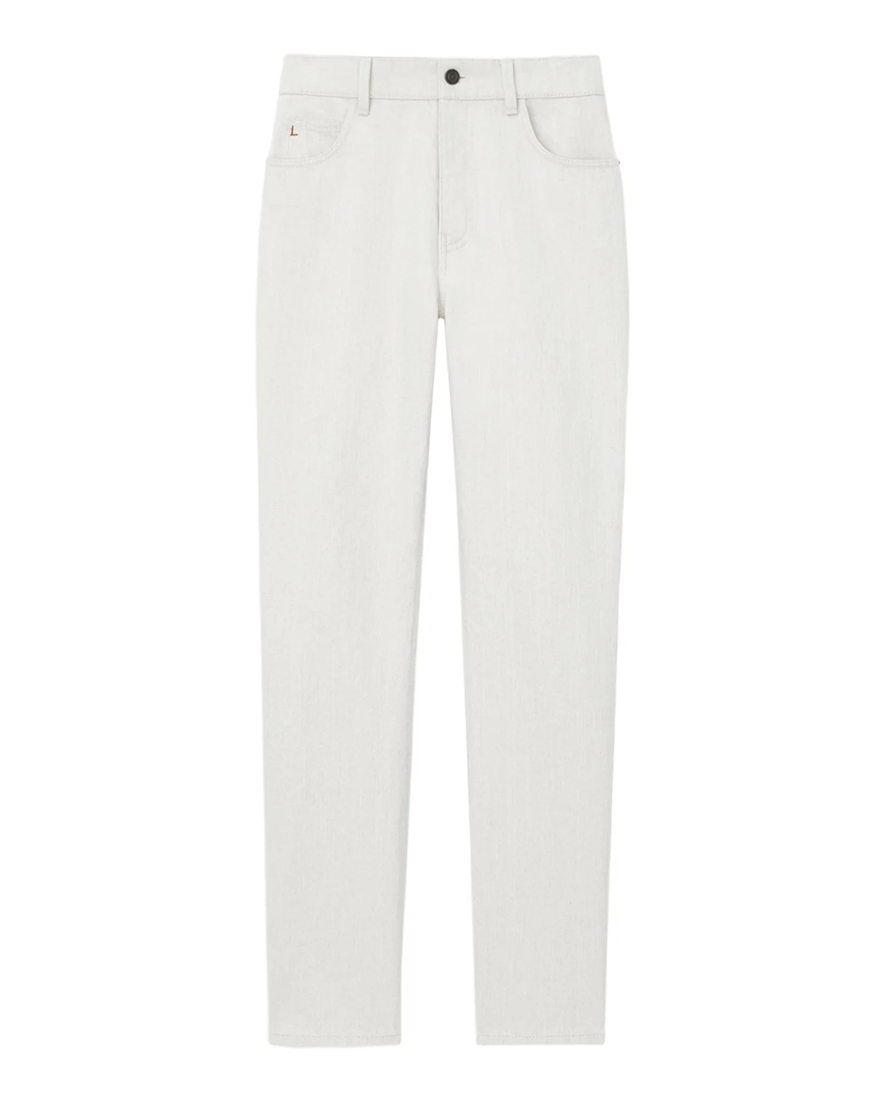 Lafayette 148 New York Cropped Straight-Leg Denim Jeans