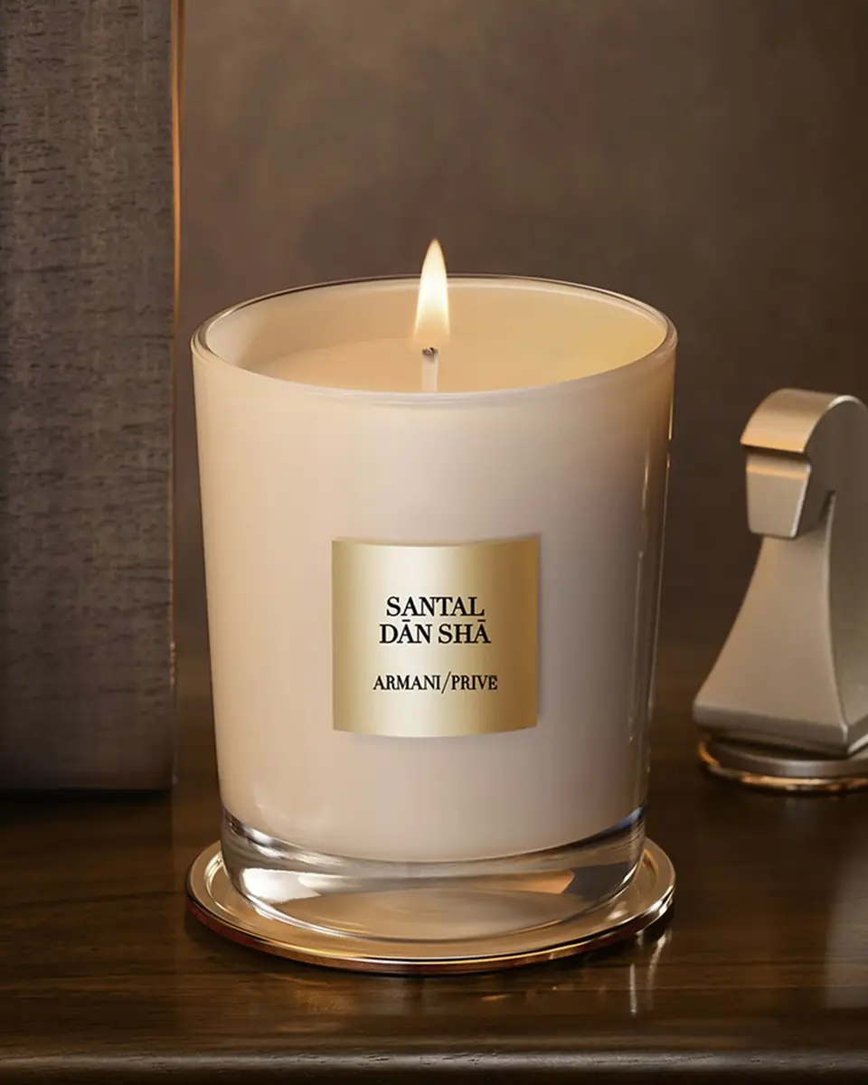 Armani Beauty Santal Dān Shā Candle, 175 g | Thumbnail 3 Armani Beauty Santal Dān Shā Candle, 175 g | Thumbnail 3