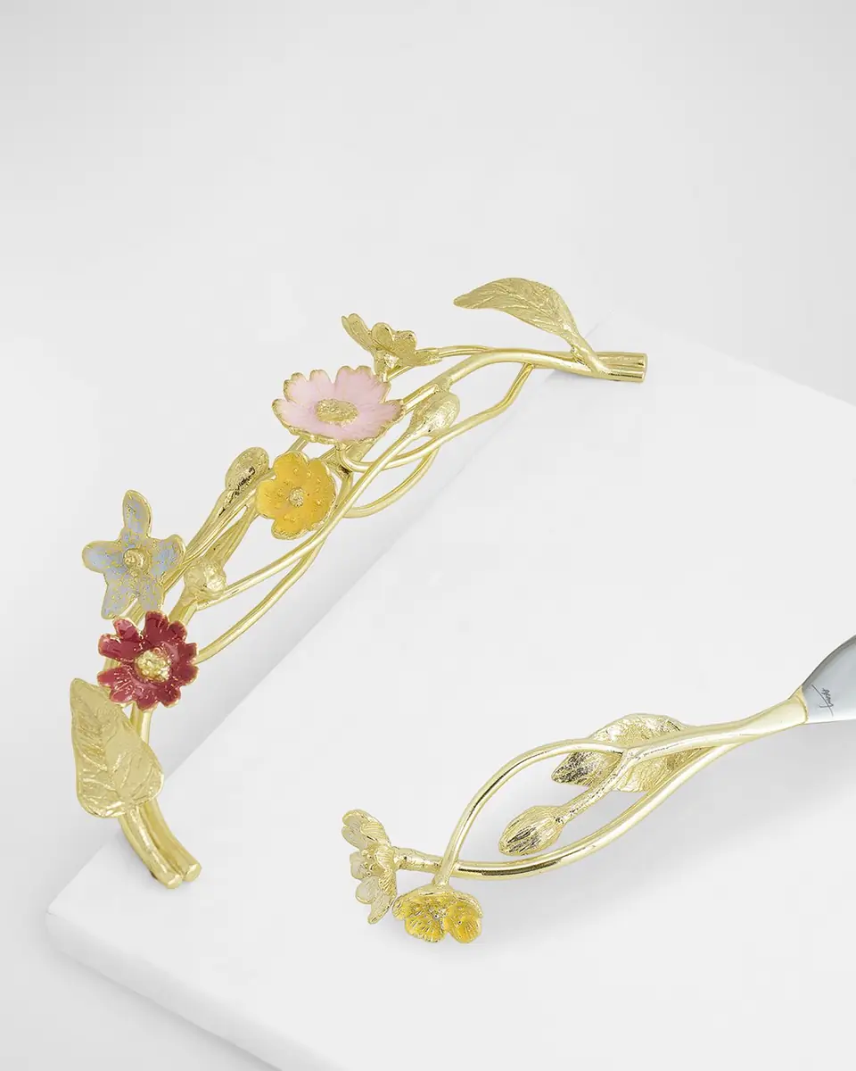 Michael Aram Wildflowers Cheeseboard with Knife | Thumbnail 5