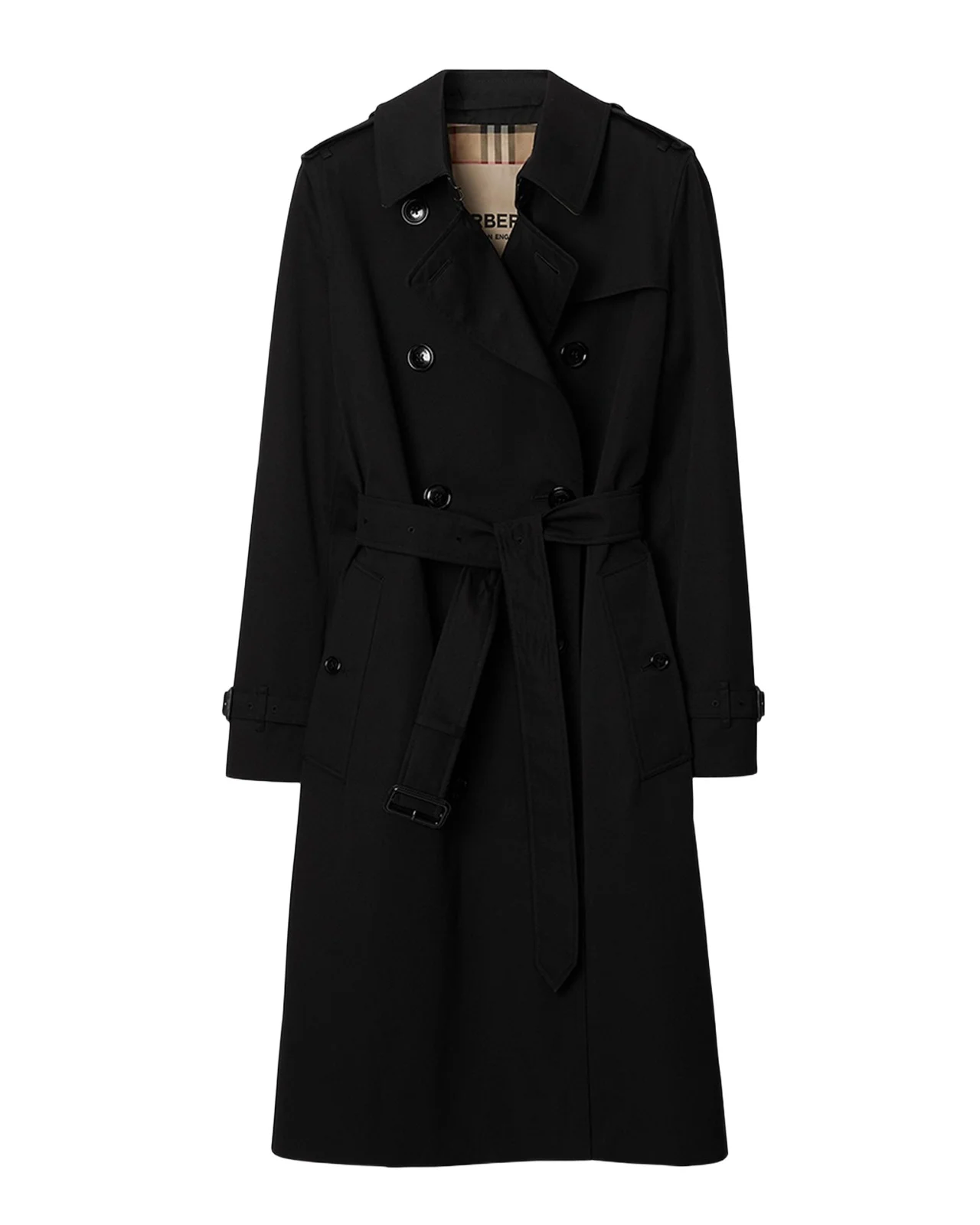 Kensington Organic Belted Double-Breasted Trench Coat Kensington Organic Belted Double-Breasted Trench Coat