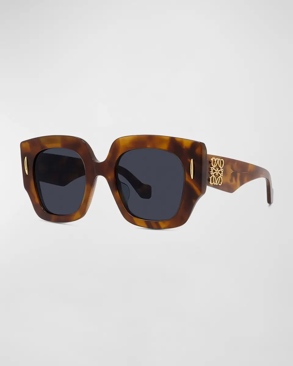 Loewe Anagram Acetate Square Sunglasses | Thumbnail 3 Loewe Anagram Acetate Square Sunglasses | Thumbnail 3